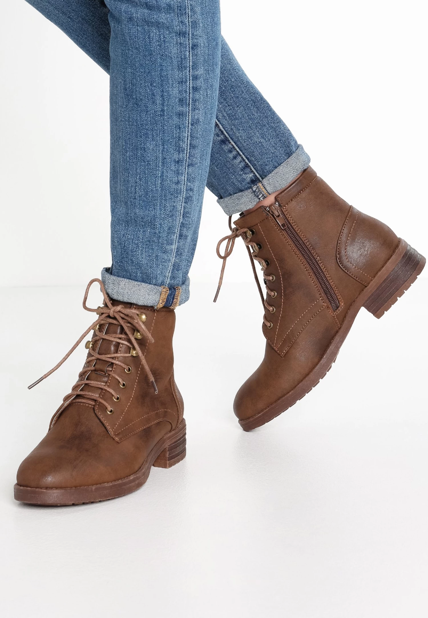 Anna Field Winter Boot - Bottines À Lacets - Coffee 1 Anna Field Winter Boot - Bottines À Lacets - Coffee