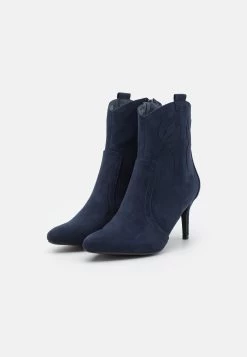 Anna Field Bottines À Talons Hauts - Dark Blue -Anna Field Chaussure 0e680914e9c64fc2a06cc09aaa06dca7