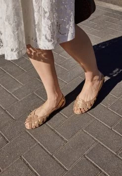 Anna Field Leather - Ballerines À Bout Ouvert - Gold -Anna Field Chaussure 0ef96dcbe1e54b399c92c0e4f8428919