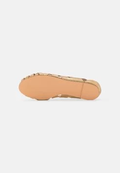 Anna Field Leather - Ballerines À Bout Ouvert - Gold -Anna Field Chaussure 1b00bfc472ec4712901198036fc43b96