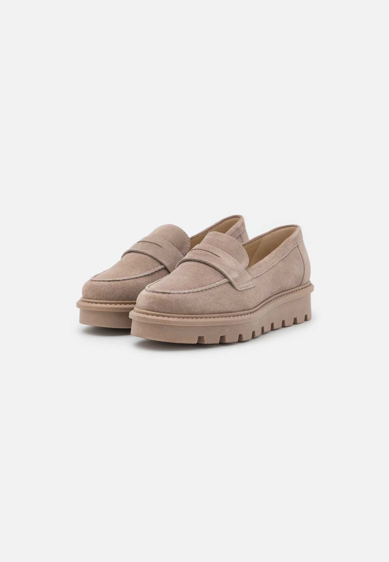 Comfort Leather - Mocassins - Taupe 3 Comfort Leather - Mocassins - Taupe – Image 3