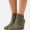 Anna Field Bottines Compensées - Khaki