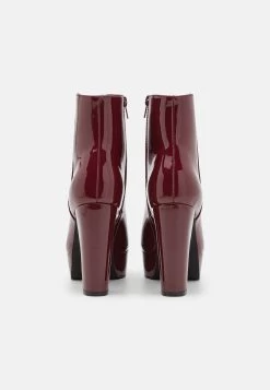 Anna Field Bottines À Talons Hauts - Dark Red -Anna Field Chaussure 2a5b99900a9343c581fcd9117be722b4