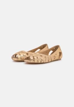 Anna Field Leather - Ballerines À Bout Ouvert - Gold -Anna Field Chaussure 2c69a80cb5b24b0ea7f40a5c77563b5e