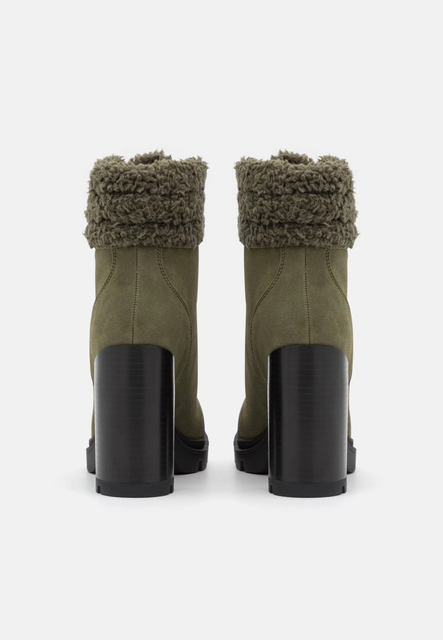 Anna Field Leather - Bottines À Lacets - Khaki 4 Anna Field Leather - Bottines À Lacets - Khaki – Image 4