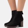 Wide Fit - Bottines À Plateau - Black