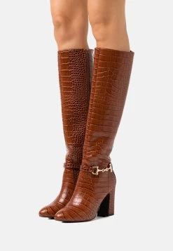 Anna Field Leather - Bottes À Talons Hauts - Dark Brown