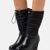 Anna Field Winter Boot - Bottes Compensées - Black