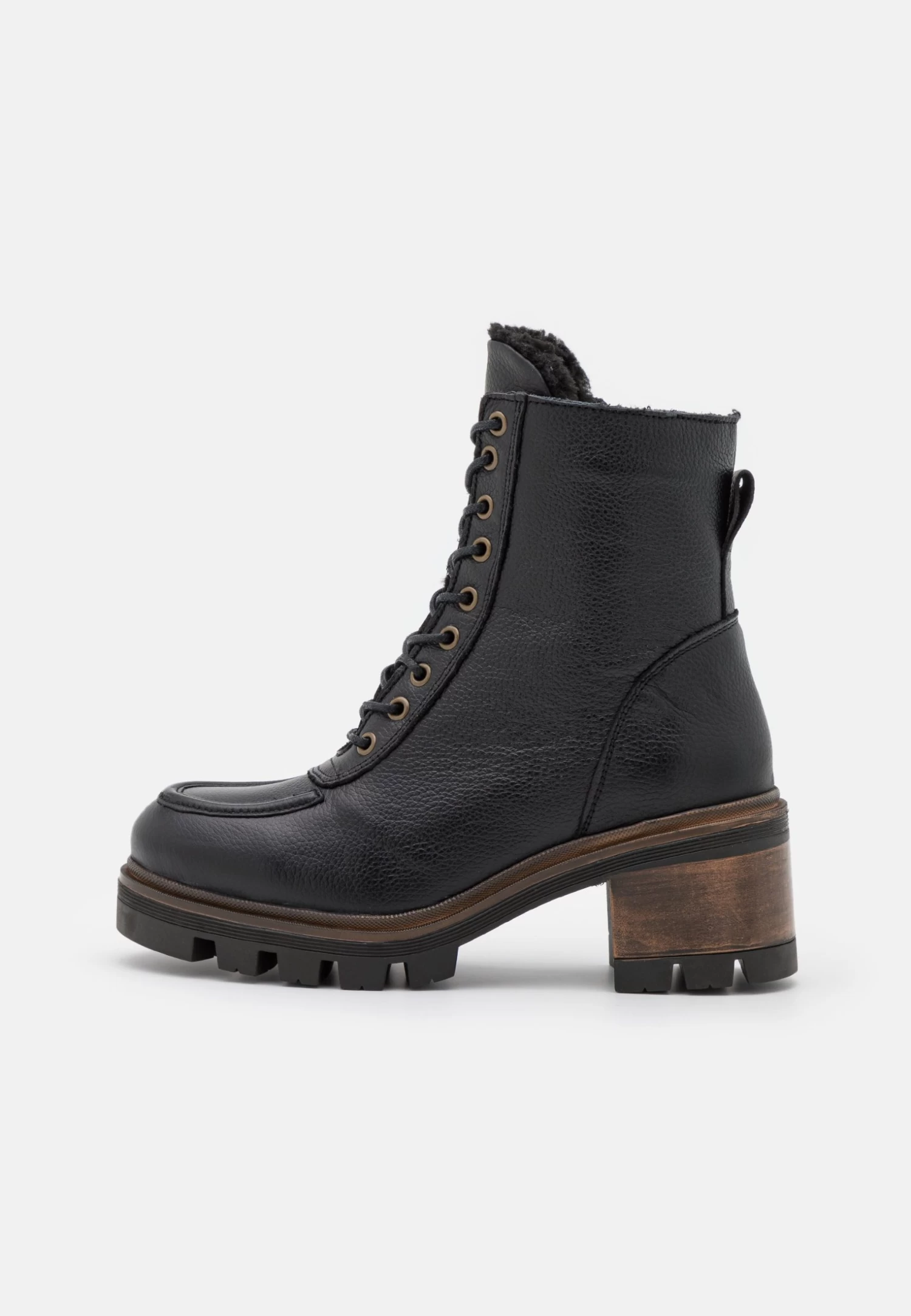 Anna Field Leather Winter Bootie - Bottes De Neige - Black 2 Anna Field Leather Winter Bootie - Bottes De Neige - Black – Image 2