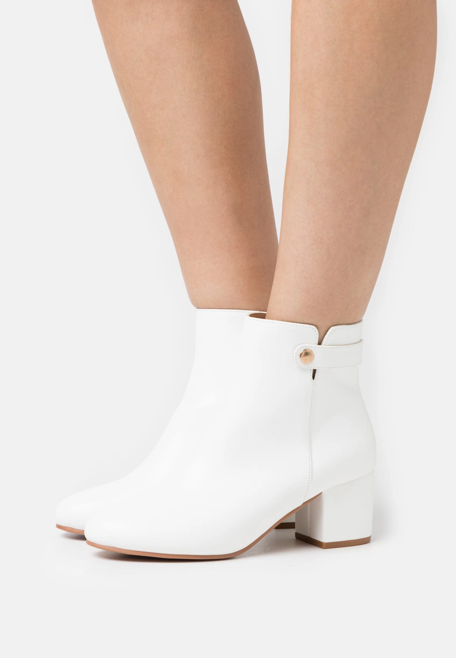 Wide Fit - Bottines - White 1 Wide Fit - Bottines - White