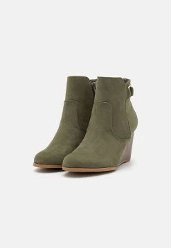 Anna Field Bottines Compensées - Khaki -Anna Field Chaussure 9338573ddb374938a6d22d28054c557e