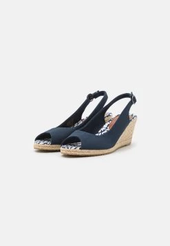 Anna Field Sandales Compensées - Dark Blue -Anna Field Chaussure 9cf2e1393d8e4449baaccbba4892c260