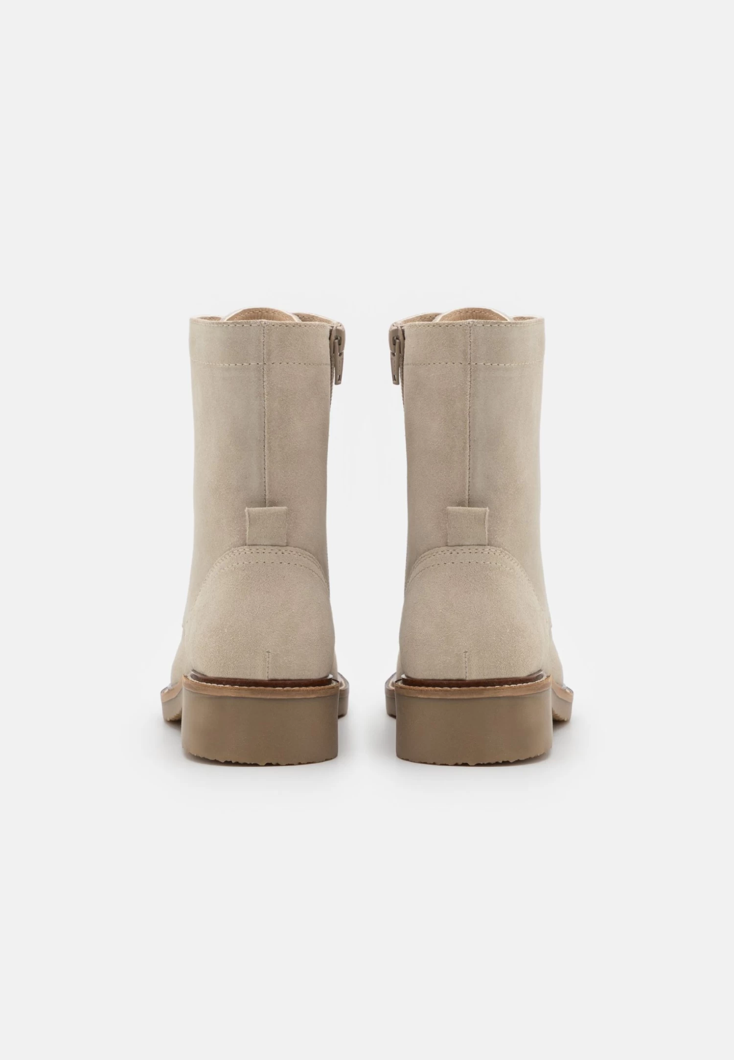 Leather - Bottines À Lacets - Beige 4 Leather - Bottines À Lacets - Beige – Image 4