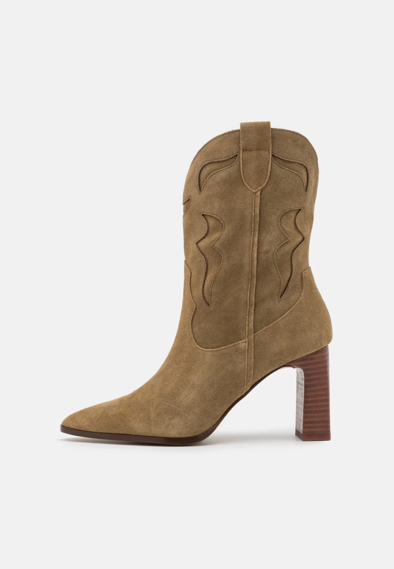 Anna Field Leather - Santiags - Khaki 2 Anna Field Leather - Santiags - Khaki – Image 2