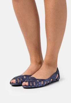 Anna Field Leather - Ballerines À Bout Ouvert - Dark Blue