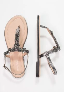 Anna Field Tongs - Dark Gray 9 Anna Field Tongs - Dark Gray -Anna Field Chaussure eb22fa3f046f435f99f5347dc03550aa