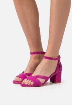 Leather Wide Fit - Sandales - Pink