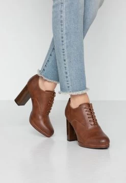 Anna Field Comfort - Bottines À Talons Hauts - Cognac